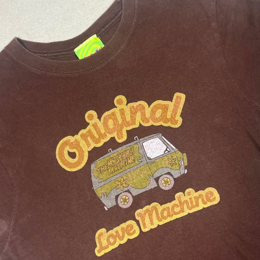 Scooby Doo Original Love Machine Graphic Tee Brown Size L